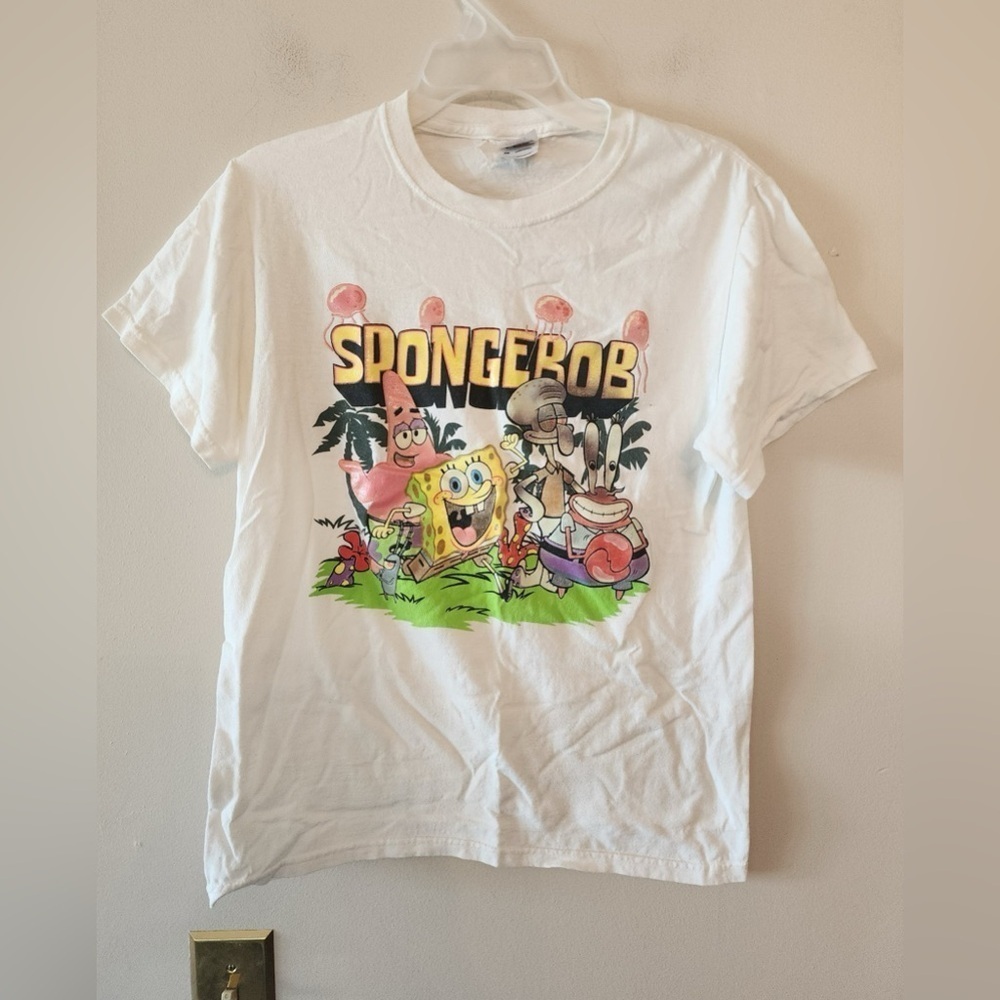 Vtg y2k SpongeBob SquarePants t shirt size mens small